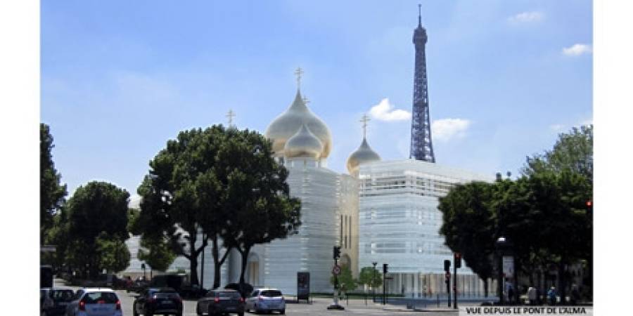 Il progetto dello studio Wilmotte et Associés per la chiesa e centro culturale ortodosso a Parigi