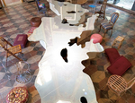 Il tavolo Love Difference di Michelangelo Pistoletto esposto all'interno della mostra "I classici del contemporaneo" svoltasi dal 24 maggio al 1 novembre 2009. Fotografo : F. Allegretto