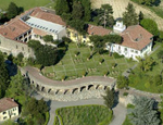 Veduta dall'alto di Villa Ottolenghi 
