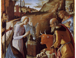 Dalla collezione d’arte della Fondazione Mps: «Adorazione dei pastori» di Pietro di Francesco