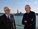 Paolo Baratta e Rem Koolhaas. Foto Giorgio Zucchiatti; Courtesy la Biennale di Venezia
