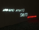 Un'opera Alfredo Jaar nella mostra dedicatagli dalla Fondazione Merz