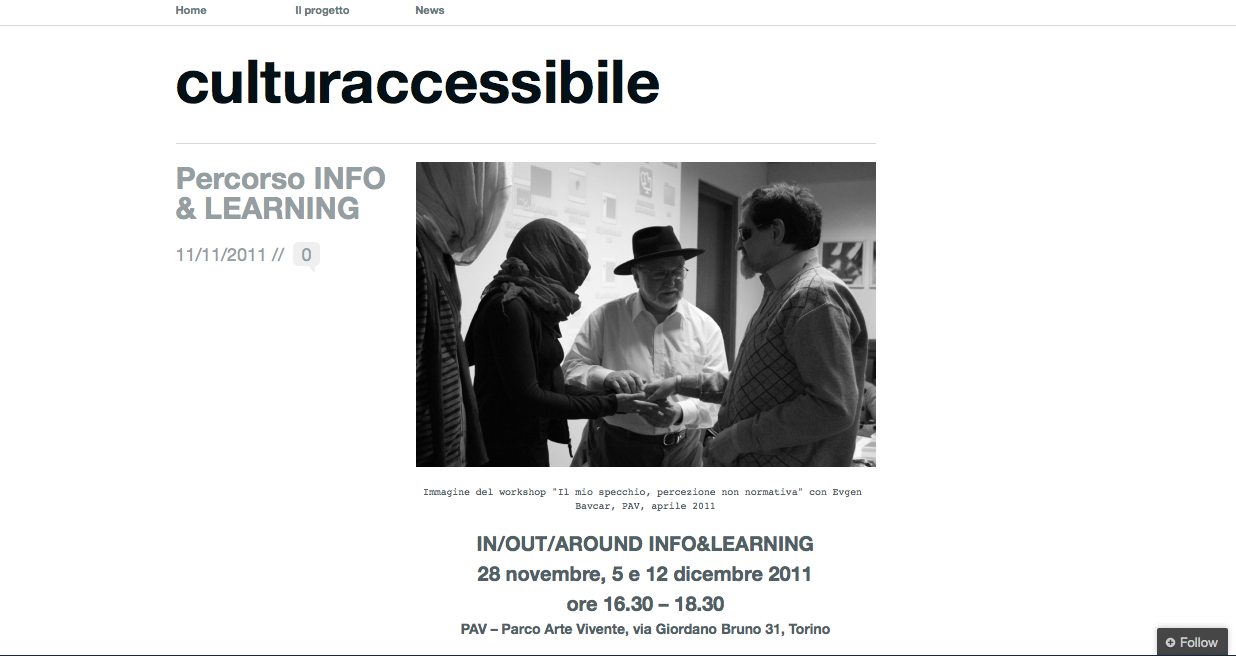 il blog culturaccessibile