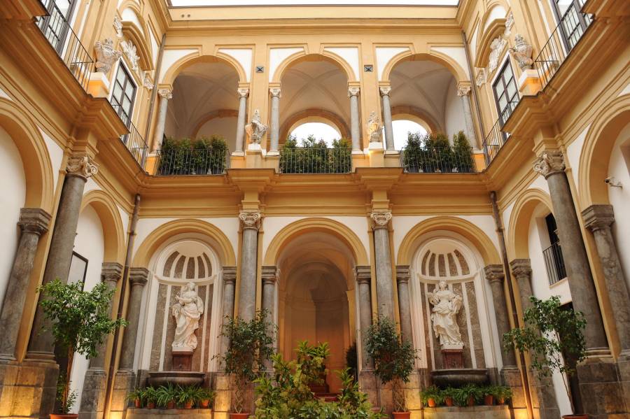 Un soffitto della chiesa della Martorana a Palermo