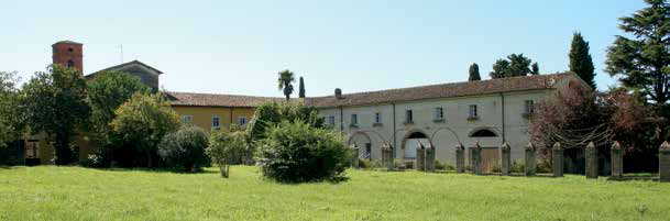 La sede della Fondazione Centro Arti Visive nel convento rinascimentale di San Francesco