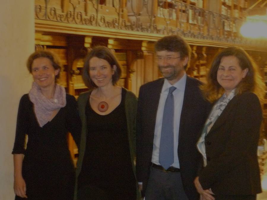 Il ministro Franceschini con Beatrice Buscaroli