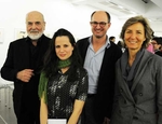 Michelangelo Pistoletto con l’artista Ana María Millán del collettivo Helena Producciones