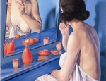 Cagnaccio di San Pietro Donna allo specchio 1927  Verona Fondazione Cassa di Risparmio di Verona