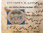 Foglio staccato dell'Antifonario del Museo di Santa Maria Maggiore di Guardiagrele